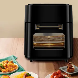 Multi Functionele Elektrische Friteuses 3 Lagen 15L Grote Capaciteit Lucht Friteuse Oven Voor Grote Familie En Party Gebruik