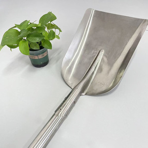 Pelle de cuisine extra large en acier inoxydable 304 épaissi, non magnétique, pour l'extérieur, pelle de terrassement carrée élargie - Product Image 4