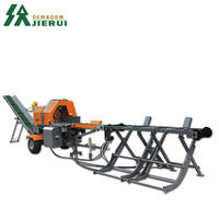 Fendeuse de Bûches Commerciale Hydraulique Automatique 20T, Machine de Traitement du Bois de Chauffage, Coupe-Arbres