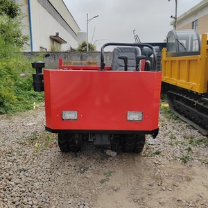 Mini-dumper sur chenilles en caoutchouc de 1,5 tonne certifié CE ISO pour le transport agricole, en verger, en montagne et sur chantier - Product Image 5