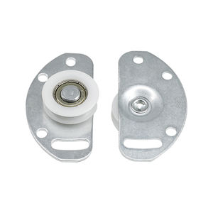 Roue de porte coulissante en bois, 1 pièce, Rail de voyage pour armoire, poulie de porte en bois sans inclinaison - Product Image 4