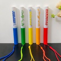 Bâtons lumineux LED à effet flash avec impression de logo, fournitures de fête personnalisées pour la Saint-Valentin et Noël - Vente chaude, imperméables et durables