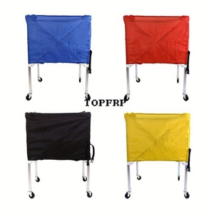 High Quality <b>Foldable</b> Volleyball Basketball Football Tennis Ball <b>Cart</b> with Wheels - Product Image 5