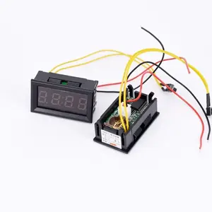 LED DIY רכב אלקטרוני שעון ערכת רכב אופנוע טיימר LED דיגיטלי תצוגת כבוי זיכרון DC4.5-30V אדום ירוק כחול