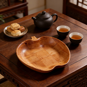 Tazón para Ensalada de Madera de Acacia Pulida, Ecológico, de Primera Calidad, Apto para Alimentos, Hecho a Mano, para Uso Familiar - Product Image 2