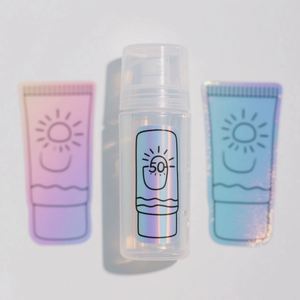 Juego de Pegatinas de Vinilo Resistentes al Agua con Logotipo Personalizado, Pegatinas Adhesivas Troqueladas, Impresión con Efecto Holográfico - Product Image 4