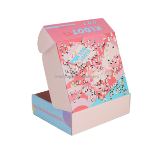 Caja <span class=keywords><strong>de</strong></span> regalo <span class=keywords><strong>de</strong></span> cartón corrugado personalizada para logística para envío <span class=keywords><strong>de</strong></span> correo diseño <span class=keywords><strong>de</strong></span> juego con laminación mate - Product Image 5