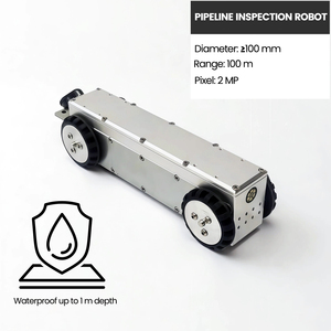 4 Inch <b>Mini</b> Waterproof 100M Cable Sewer Pipe Inspection Crawler Camera <b>Robot</b> System - Product Image 3
