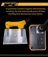 LKMT-D4 88.8Wh / 14.8V Batterie Équipement de test magnétique à pince AC, Équipement CND, Détecteur de défauts à pince magnétique
