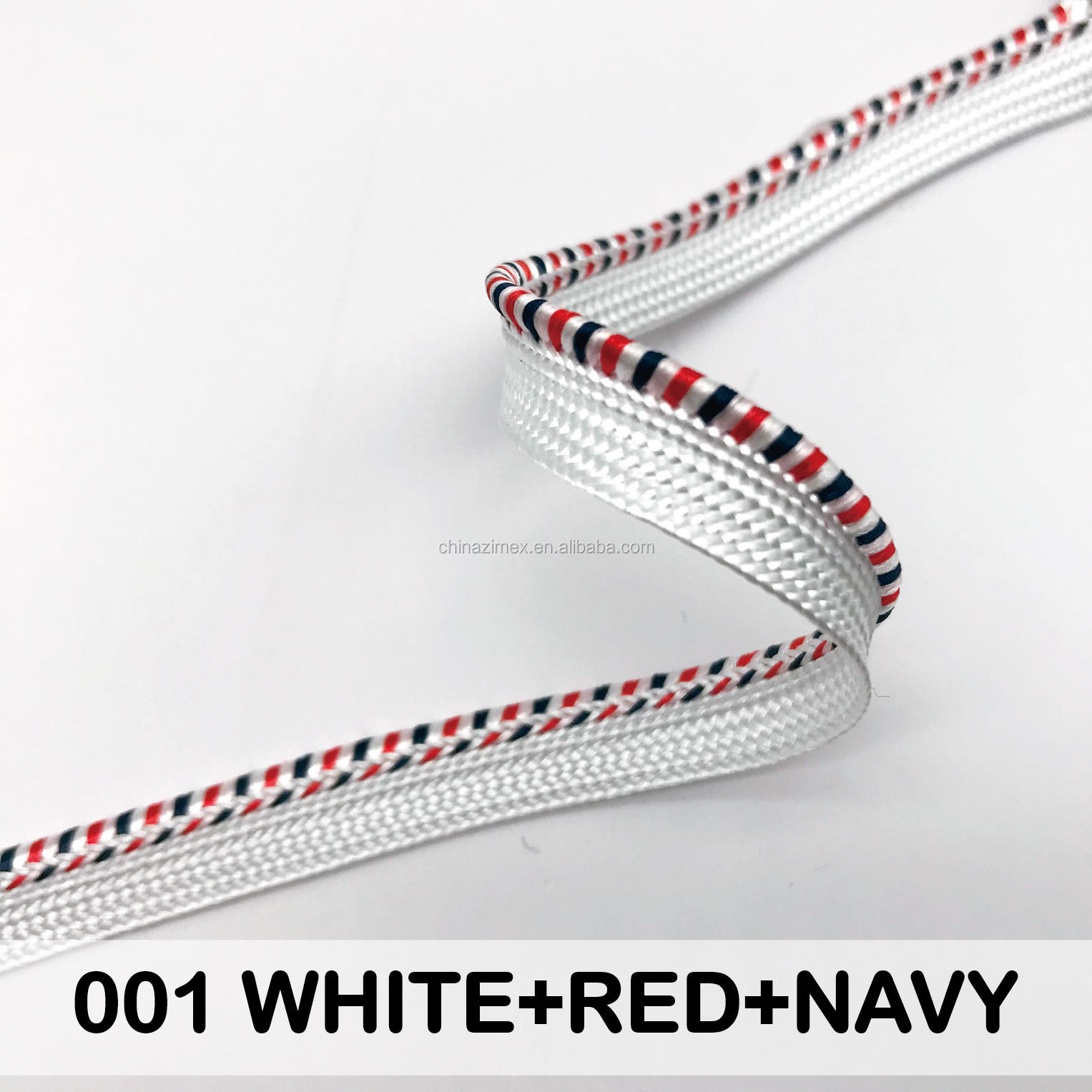 001 WHITE+RED+NAVY