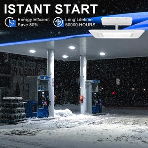 Lámpara de Oficina de 600W Equivalente a HID/HPS, Montaje en Superficie, Clasificación IP54, Aluminio, Garantía de 2 Años, Certificación DLC, 100-277V - Product Image 4