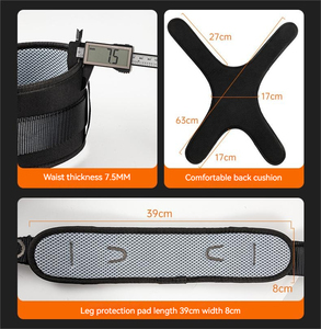 ベストセラー落下防止ロッククライミングツリークライミングレスキュー全身安全ハーネス - Product Image 6