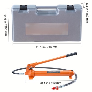 <span class=keywords><strong>Cric</strong></span> hydraulique Porta Power <span class=keywords><strong>4T</strong></span> en acier thermolaqué de 4,5 mm d'épaisseur, kit d'outils de réparation de collision de véhicules pour professionnels - Product Image 4