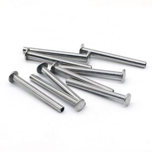 Tête de rivet semi-tubulaire en acier inoxydable CLASSE 4 3/8 ISO 9001 Finition brillante Marque Saitong pour accessoires de véhicules à énergie nouvelle - Product Image 1
