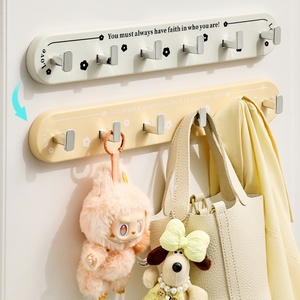 Soporte OEM de plástico con ventosa para puerta, gancho para ropa, colgador para baño y cocina, estante de almacenamiento aplicable para sala de estar - Product Image 5