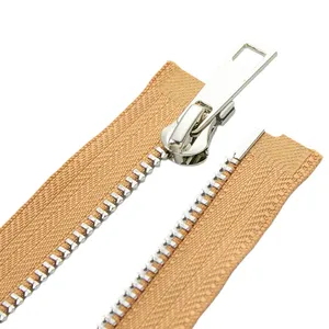 Khóa kéo kim loại đầu mở 40-80cm (15-31 inch) 5 #   cho ngành may mặc Áo khoác ngoài Thợ may Thủ công mỹ nghệ Khóa kéo hợp kim Phụ kiện 12 màu - Product Image 4