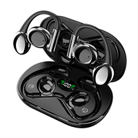 Écouteurs sportifs TWS YYK-880 sans fil avec crochet d'oreille, confortables pour la course, affichage numérique de l'indicateur de batterie, nouveauté