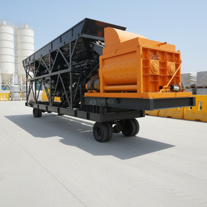 Centrale à Béton Mobile HZS35 à Prix d'Usine avec PLC et Roulements, Mélangeur Humide Haute Efficacité et Haute Productivité en Promotion - Product Image 1