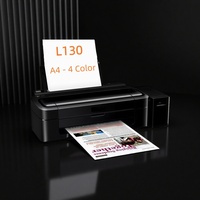 Impresora de Inyección de Tinta A4 de Escritorio Usada, L130, 4 Colores, Sublimación de Tinta, para Impresoras de Inyección de Tinta L301, L310, L313, L130