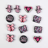Nouvelles perles en silicone pour chaussures de danse, accessoires DIY, accessoires de bracelet pour femmes, nœuds de dessin animé, vente en gros