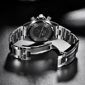 นาฬิกาข้อมือผู้ชาย PAGANI DESIGN รุ่น 1644 สีฟ้าใส ระบบควอตซ์ โครโนกราฟ กันน้ำ  กระจกแซฟไฟร์ VK63 AR - Product Image 3