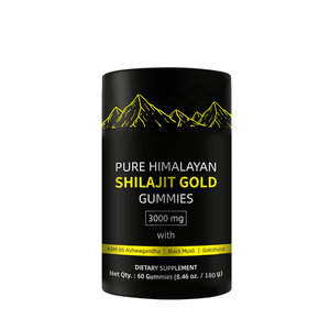 Gomitas de Shilajit del Himalaya Sin Refinar de JH Factory, Complejo con Ashwagandha para una Recuperación Muscular Profunda y Fuerza - Product Image 1