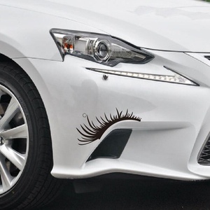 1 paire de faux <span class=keywords><strong>cils</strong></span> 3D charmants, autocollants pour <span class=keywords><strong>voiture</strong></span>, faux <span class=keywords><strong>cils</strong></span>, autocollants amusants pour phares de <span class=keywords><strong>voiture</strong></span>, autocollants en vinyle imperméables pour portes et fenêtres de <span class=keywords><strong>voiture</strong></span> - Product Image 4