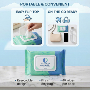 Toallitas Húmedas Desechables y Lavables Langqiao, Desodorantes y Limpiadoras, para la Higiene de las Áreas de Descanso del Personal de Fábrica - Product Image 5