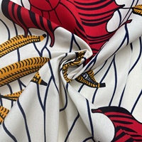 West Africa adalah populer gratis kustom LOGO100 % polesterafrika batik imitasi lilin dicetak kain sisi tunggal kain lilin JAVA