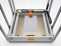 Plaque PEI pour imprimante 3D OrangeStorm Giga 820*820mm, plaque de construction texturée or double face monobloc