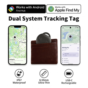 MiniTag Pro pour iOS et Android : Localisateur GPS mondial pour valises de voyage, compatible Google Find My, traqueur NFC, indice de protection IP67 - Product Image 2