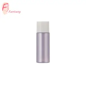 Garrafa plástica de cor roxa personalizada garrafa de toner plástica vazia de 10ml 15ml 20ml com tampa de rosca