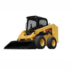 246D3 55.4KW Load Capacity 1T Wheel Skid Steer Loaders With Optional Attachments