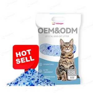 Litière pour chat en cristal, sans poussière, faible diffusion, hautement absorbante, écologique, longue durée, vente en gros usine - Product Image 1