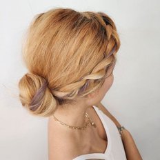 Party Bridge Wave Hair extension Porridge Color Decolor - Product Image 1