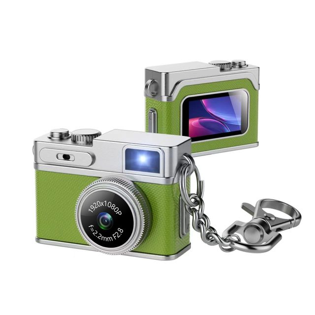 1080P Retro Mini Campus Cam Compact Travel Vlog Kid-Friendly Screen DV