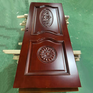 ประตูไม้เนื้อแข็งสไตล์ยุโรปประตูแกว่งและบานเลื่อนเข้าห้องนอนประตูไม้ด้านในห้องน้ำเคลือบด้วยธรรมชาติ - Product Image 5