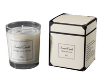 Coffret Cadeau Bougie Parfumée Haut de Gamme en Verre Fait Main Cire de Soja Sans Fumée Bougie Créative Accompagnement Cadeau