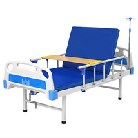 Lit Médicalisé Manuel Haute Qualité à 1 Manivelle, Monofonction, Vente en Gros Fabricant