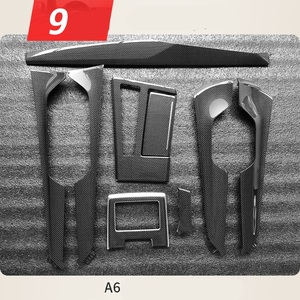 Hot Car A6 Accesorios interiores de fibra de carbono Tablero de instrumentos Kit de control central para <span class=keywords><strong>Audi</strong></span> A6 C7 C7.5 C8 2012-2024 Kit de carrocerí<span class=keywords><strong>a</strong></span> - Product Image 2