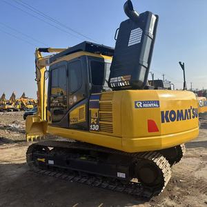 รถขุดตีนตะขาบโคมัตสึ PC130 66 กิโลวัตต์ 13 ตัน ถังขนาด 0.5 ลูกบาศก์เมตร ความลึกในการขุด 5250 มม. เครื่องจักรก่อสร้าง - Product Image 1