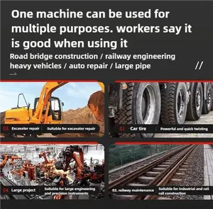 ประแจบล็อกไร้สายอุตสาหกรรมสำหรับงานหนัก DIY แรงบิดสูง 5000 นิวตันเมตร แบบไร้แปรงถ่าน ขนาด 1 นิ้ว 40 โวลต์ สำหรับซ่อมรถยนต์และถอดยาง - Product Image 4