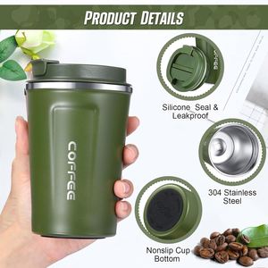 2025 Hot <b>Double</b> <b>Wall</b> Stainless Steel Eco-Friendly Cola Shape Vacuum Smart Temperature Controlled Customizable Coffee <b>Mug</b> LED Lid - Product Image 3
