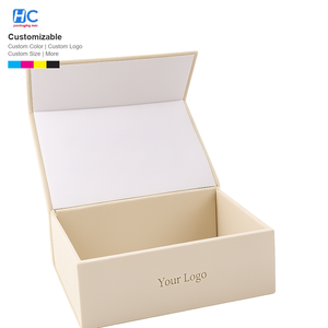 Instant Setup Flat Pack Rigid <b>Box</b> for Luxury Apparel Store Secondary Packaging Custom Logo Collapsible Magnetic Closure <b>Box</b> - Product Image 1