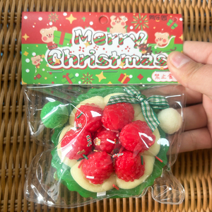 ของเล่นแปลกใหม่และของเล่นแกล้งกัน บีบและกดเล่นได้ รูปทรงขนมปังปิ้ง รสราสเบอร์รี่และสตรอว์เบอร์รี่ เหมาะสำหรับเด็กๆ - Product Image 4