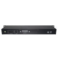 Système audio professionnel de 19 pouces à disque unique DJ Media Music Player avec équipement d'éclairage de scène anti-choc CD MP3 USB