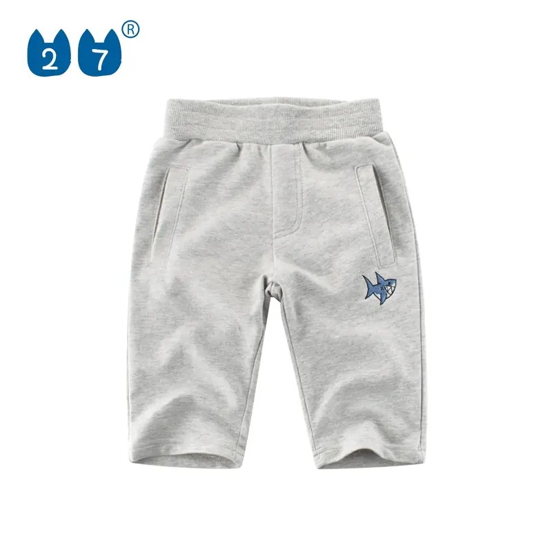 ขายร้อน Anti-Static Baby Boy กีฬากางเกงผ้าฝ้ายอินทรีย์ Jogger กางเกง