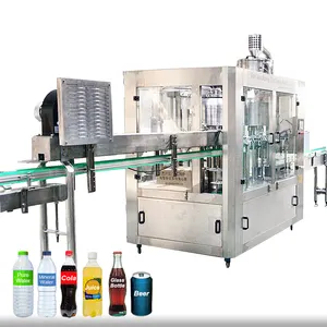 Soda Water Produceren Machine Volautomatische Fonkelende Water Productielijn