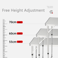 Table pliante simple hauteur réglable table à manger et chaise combinaison petite table portable pour la maison camping pique-nique