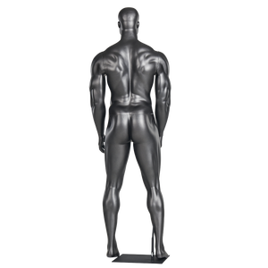 Mat siyah erkek manken kafa kas vücut oluşturucu manken ile özel mankenler tam vücut olabilir - Product Image 5